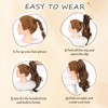 WJMY Wavy Ponytail Extension with Clip, Curly 60 cm Braid
