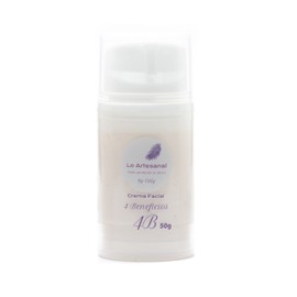 Crema Facial 4 Beneficios. Antioxidante, Hidratante, Nutritiva y Protectora. Protege, hidrata, mejora aspecto, suaviza arrugas.                       