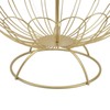 2 Tier Fruit Bowl Modern Nordic Design Geometric Detachable Gold