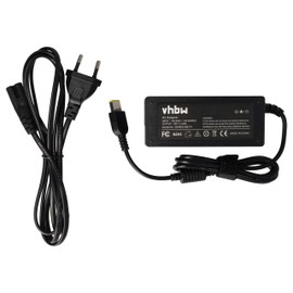vhbw 1 x Power Supply Compatible with Lenovo ThinkPad X250, W550s, W540, X1 Carbon, Thinkpad X1 Carbon, X240s, X240 Notebook, 65 W