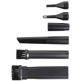 Luminuxe Handheld Air Duster & Mini Vacuum Cleaner Combo with 6 Attachments, Portable, Multi-Functional Cleaning Kit for Computers, Cars, and Electronics