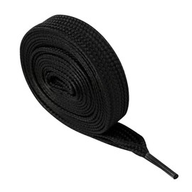 Underground Kulture Shoelaces Super Fat Black Coloured Replacement Colour For Trainers Sneakers Universal Sports Unisex Skate Shoe Laces