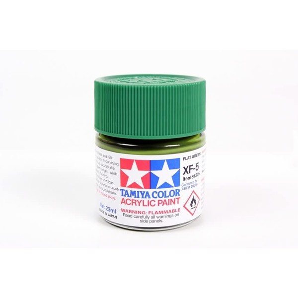 TAMIYA TAM81305 Acrylic XF-5 Flat Green 23ml