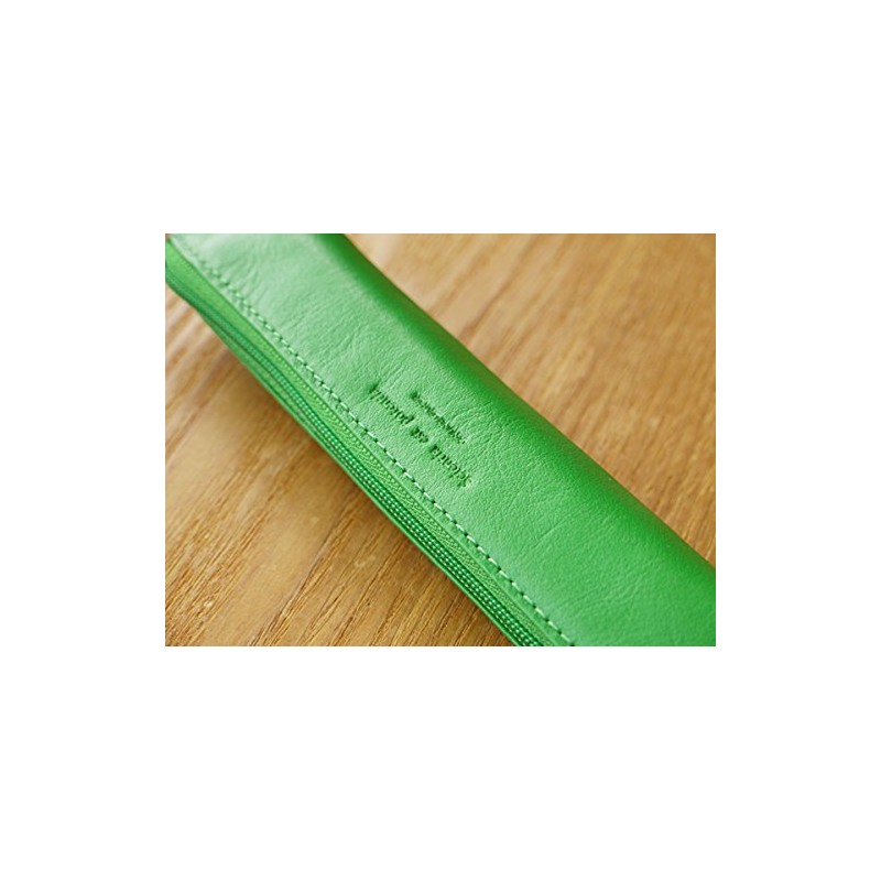 [ Slip-On] ペンケース スリップオン ノワール ペンケースシリーズ 革 NSL-1204 ターコイズブルー