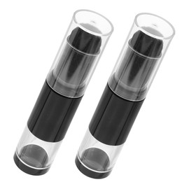 FRCOLOR 2pcs Travel Makeup Brush Foundation Blush Brush Push-type Bottle Skincare Tools Refillable Powder Applicator Makeup Supplies