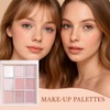 Matte Eyeshadow Palette – 9 Highly Pigmented Neutral Shades, Waterproof