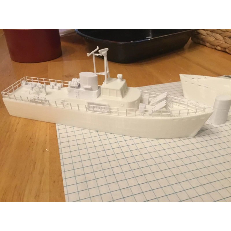 "Handmade" N scale U.S. Coast Guard 95 Foot Cutter ship
