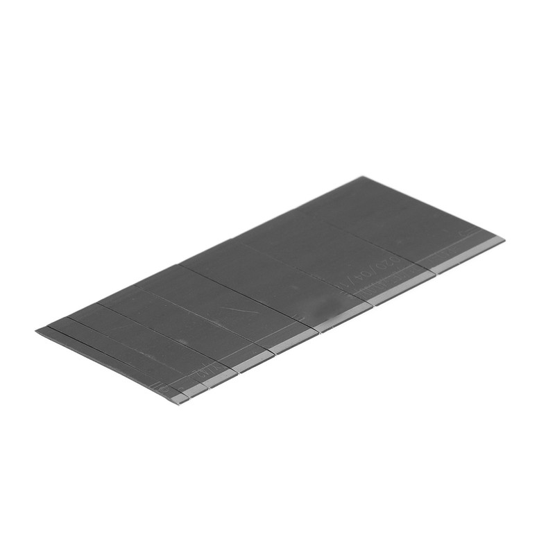 8pcs Leather Blades Different Sizes Steel Scraper with Storage Box