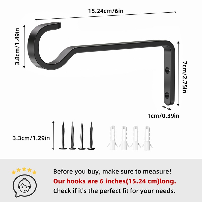 Josmimic Hanging Plant Hook