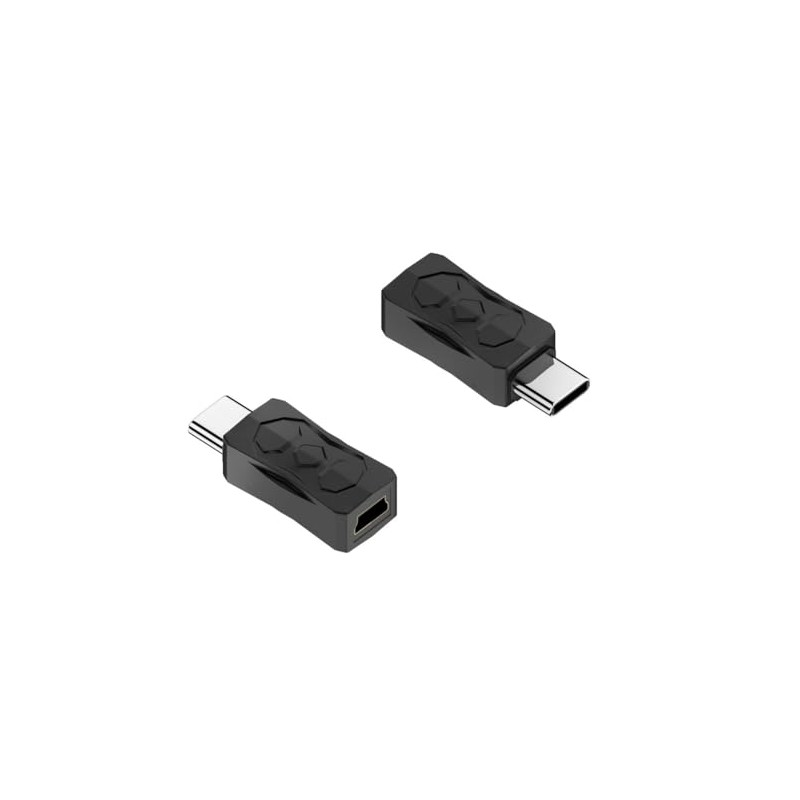 Accessonico USB Mini to USB C, 2-Pack Mini USB to