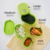 Premium Korean-Made Silicone Airtight Food Container 350ML – Mango Yellow