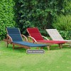 JCA Outdoor All-Weather Patio Chaise Lounge Chair seat Cushion with