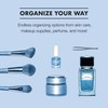 madesmart Angled Storage Tray, Make-up Bathroom Organizer, Lipstick, Razors, Q-Tips,