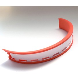 Replacement Solo Rubber Headband Pad Cushion Leather Rubber Repair Kit Compatible with Beats Solo 2.0 Solo 3.0 Headphones (Red)