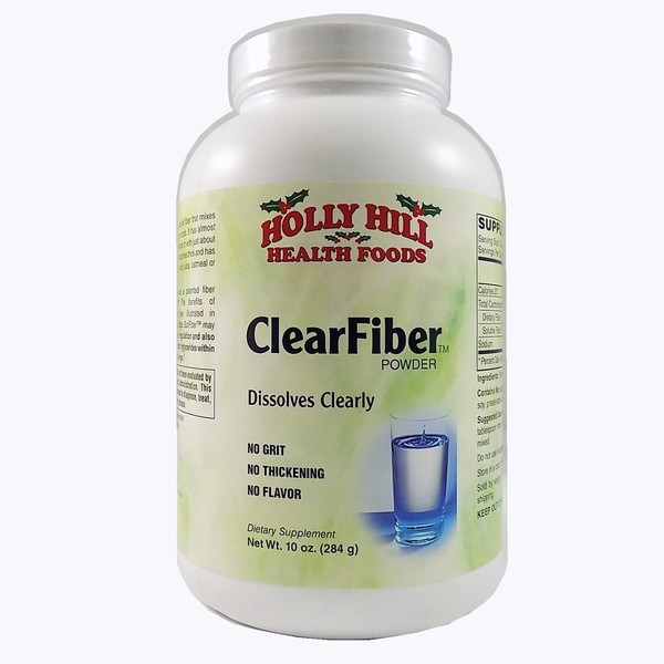 Holly Hill Health Foods, Clear Fiber Powder, 10 Ounce