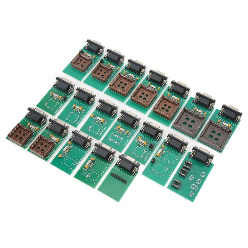 19 Pcs UPA Full Adapter Programming Eeprom Board Clip Adapter