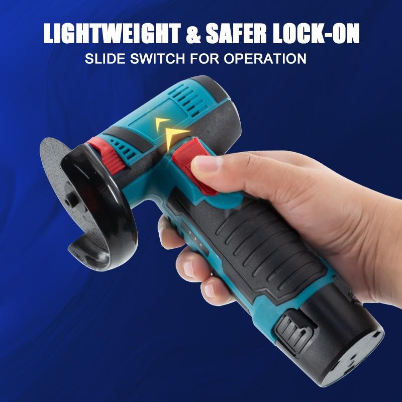 12V Mini Angle Grinder, 1 Set Multi-purpose Rechargeable Grinding Tool,