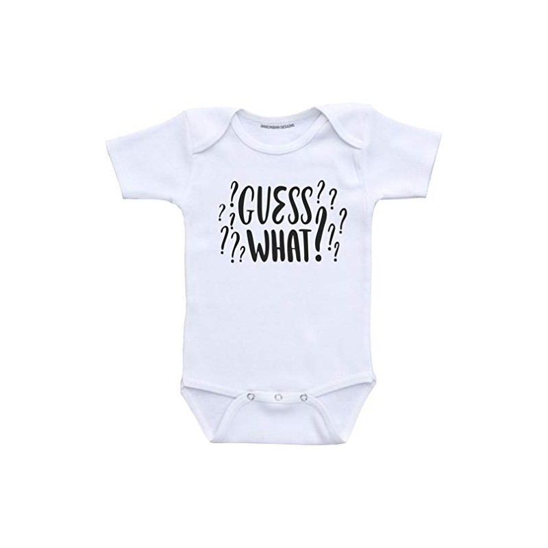 Guess what pregnancy announcement shirt (3 months)