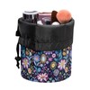 Poceacles Barrel Drawstring Makeup Bag for Women Large Travel Cosmetic