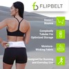 FlipBelt Classic Running Belt, Running Fanny Pack for Women and