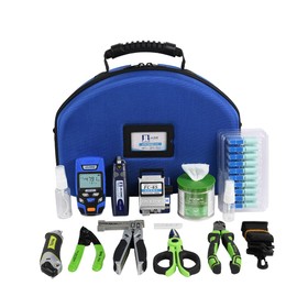 Optical Fiber ToolKit JFH-63D FTTH JILONG Optical Power Meter OPM-22 + Visual fault locator VFL-22M 8-10km +Miller Stripper CFS-3+Fiber Cleaver FC-6S+Kevlar Scissors KS-K2+50pieces SCU Fast Connectors