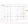 Daigo Notebook 2026 Schedule Book, Appointment Weekly Vertical A6 Black,