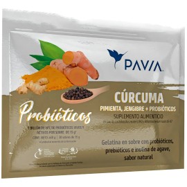 Probiticos Pavia con 1 billn vivos y activos Bifidobacterium lactis Bi-07 y Lactobacillus reuteri LR92, sabor natural                                 