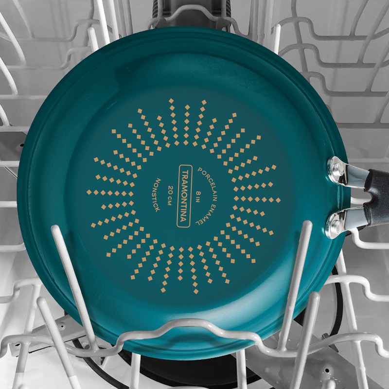 Tramontina Porcelain Enamel Non Stick 3-Pack Frying Pans, Skillet Set