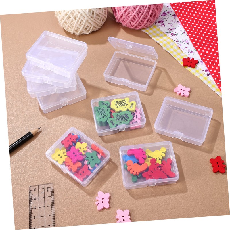 TEHAUX 24Pcs Boxes Craft Organizers and Storage Small Parts Organizer