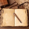ALCRAFT Leather Journal Vintage Leather Bound Journal Handmade Antique Cover