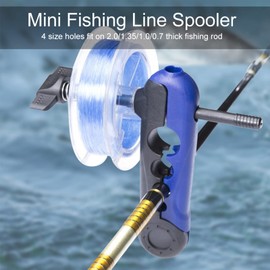 Cunyuer Mini Line Spooler, Portable Adjustable Fishing Line Spooler, Fishing Line Spooler Spinning Lines Winder Reel Spooling Device