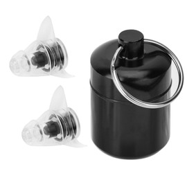 Sonew Ear Plugs Noise Reduction, High Fidelity 27dB Anti-Noise Earplugs Concert Music Festival (Ear Plugs +Box) (Black)