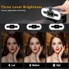 GKEAPZA Webcam with Ring Light Microphone - Streaming Web Camera,