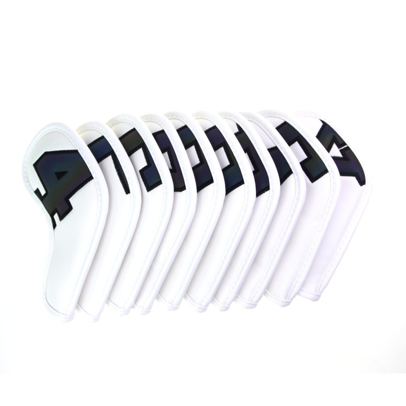Golf Club Headcovers Irons Set 10 Pcs Iron Head Covers
