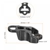 sourcing map Tent Rope Buckles, 4mm 3 Hole Plastic Guyline