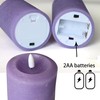 EZiGarden 3"x4" 5" 6" Flameless Flickering LED Candles Real Wax
