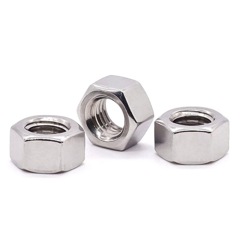 SaveSooo Hex Nuts Stainless Steel M8 (Pack of 6)