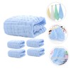 BIUDECO 5 Pcs Baby Washcloths Soft and Absorbent Face Towels