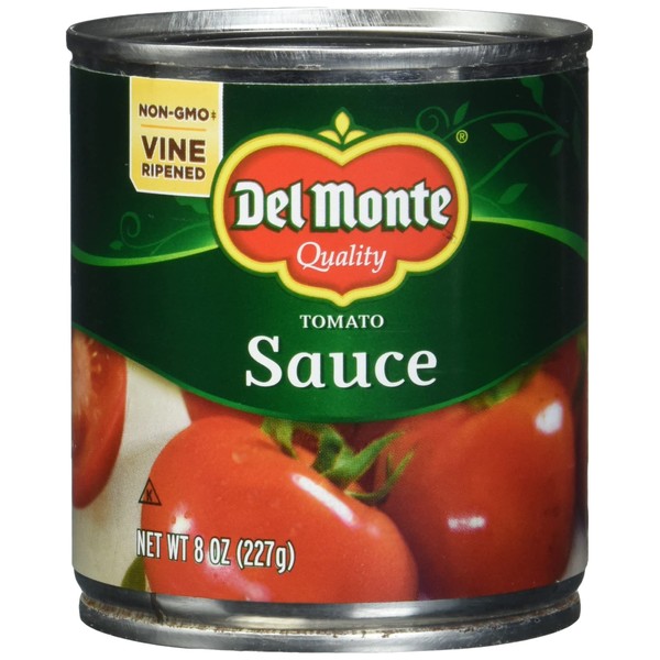 Del Monte Canned Tomato Sauce, 8 Ounce (Pack of 24)