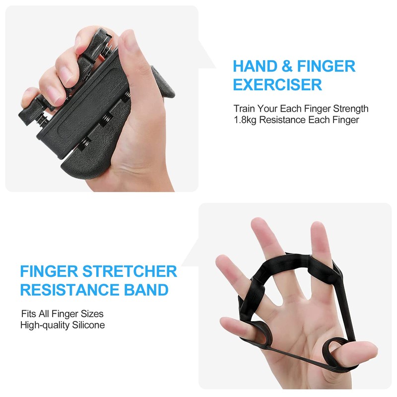 Newaner Hand Trainer Finger Trainer Forearm Trainer Set of 5