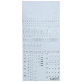 ハイキューパーツ 1/100 ホワイト&グレー RB02コーションデカール (1枚入) RB02-100WAG