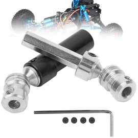 Tbest RC Car Drive Shaft, Metal CVD Drive Shaft Rear Replacement Parts Suitable for WLtoys 12428 12423 1/12 RC Car (Black)