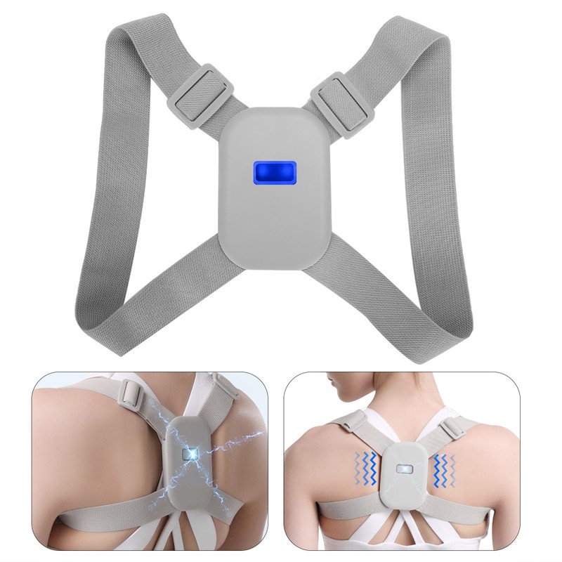 Intelligent Posture Corrector Adjustable Shoulder Back Straightener Support Upper Back