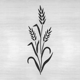 Wheat Stencil Template for Walls and Crafts - Reusable Stencils for Painting in Small & Large Sizes