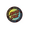 Santa Cruz Skateboard Mylar Sticker Loud Ringed Dot Multi 4.25"