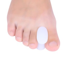 Separadores de Dedos de Gel, 2 Piezas Separador de Esparcidor de Dedos de Gel de Silicona Separador Espaciador para Aliviar el Dolor de Juanete Uso Diario para Hombres y Mujeres