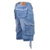 Crosshatch Mens Newberg or Gaston Denim Shorts - Newburg -