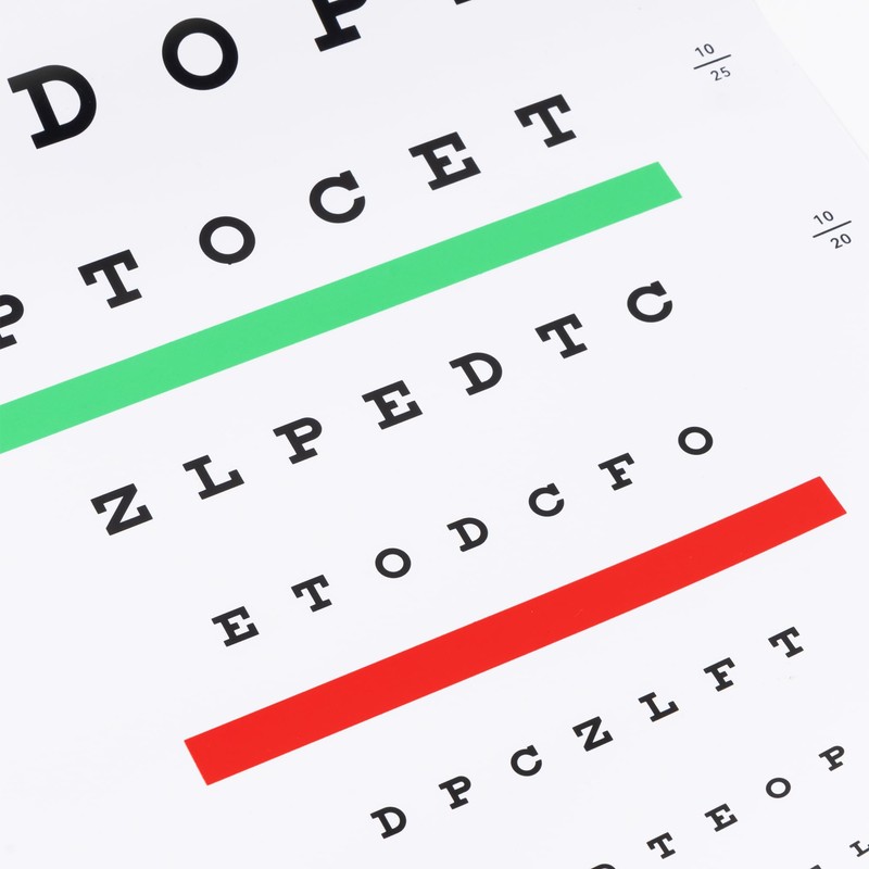 UCanSee Snellen Eye Chart Visual Acuity Chart for Eye Exams