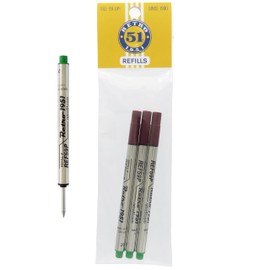 Tornado Rollerball Refills Green 3-Pack