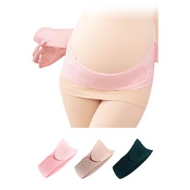 Lino Ulu Pelvic Belt born from Mom's Voice x Pregnancy Can be used after birth x Velcro (W Belt x Brushed Material x Tight x Warm) Pelvic Belt Postpartum Pregnancy Postpartum Pelvic Belt (Beige)
